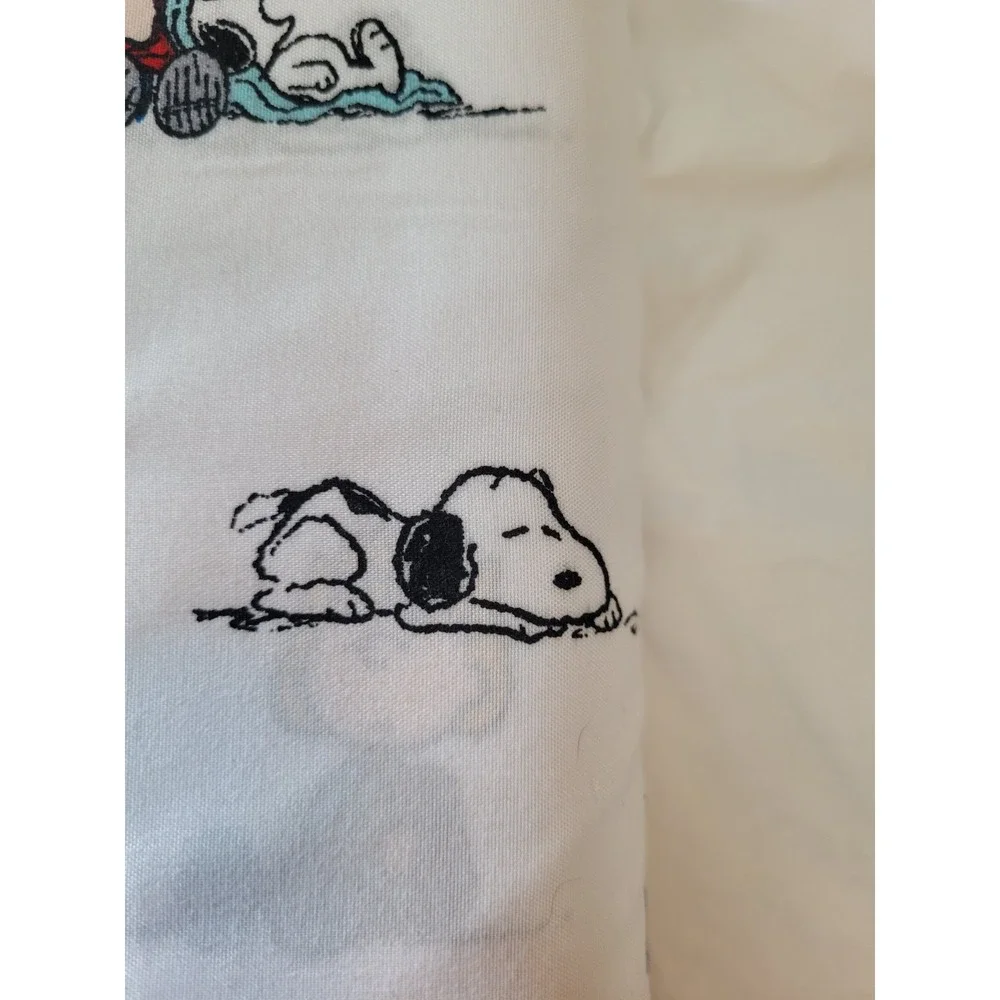 Peanuts Snoopy FULL Bed Sheet Set Woodstock Charlie Brown Linus Peppermint Patty